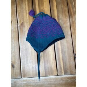 VINTAGE Smiley Wool SKI HAT Smiley